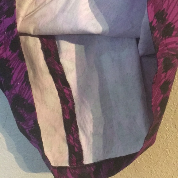 (2/$15) Purple Black Charlotte Russe Size 6 Mini Dress - Picture 4 of 5